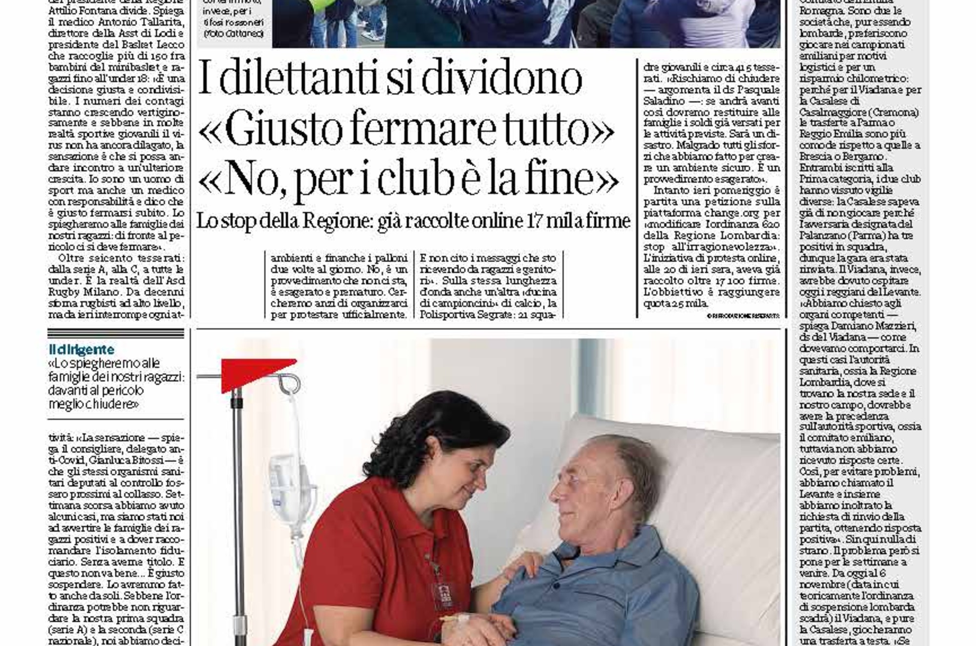 Corriere della Sera, 18/10/2020